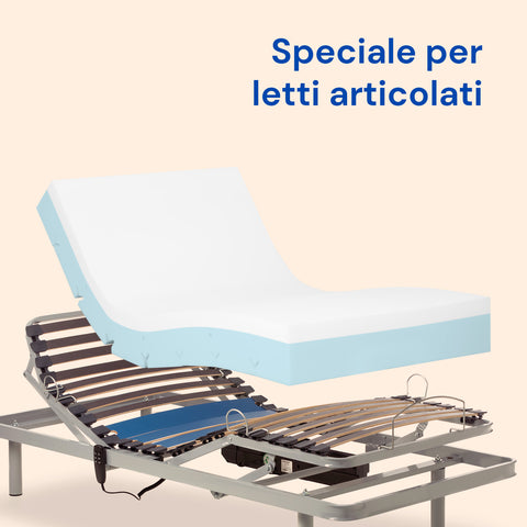Matelas orthopédique viscoélastique pour lit électrique