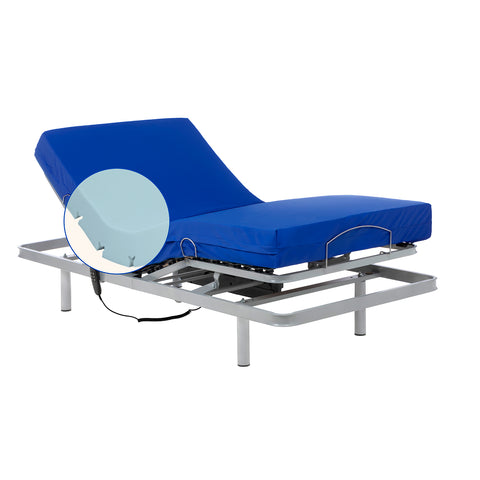 Lit d'hôpital avec matelas de santé HR imperméable
