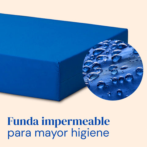 Lit d'hôpital avec matelas de santé HR imperméable