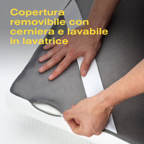 Ferlex - Surmatelas Elion en mousse à mémoire de forme de 7 cm