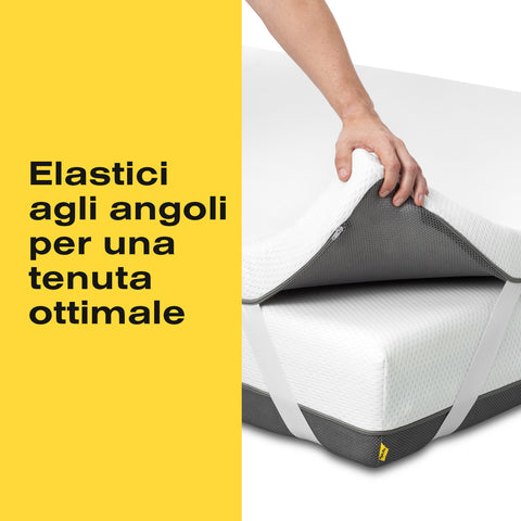 Ferlex - Surmatelas Elion en mousse à mémoire de forme de 7 cm