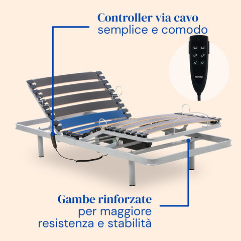 Lit d'hôpital avec matelas de santé HR imperméable