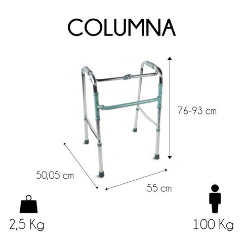 Déambulateur pliant sans roues